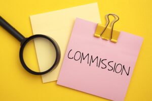 Commission de vente sur Etsy